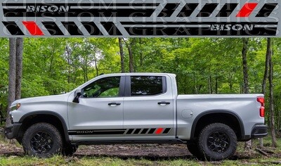 Vinyl Decals for Your Ride Compatible with Silverado ZR2 Bison 2023