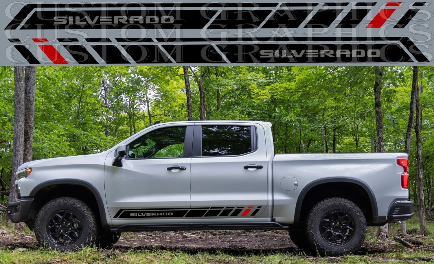 Car Stickers Galore Compatible with Silverado ZR2 Bison 2023