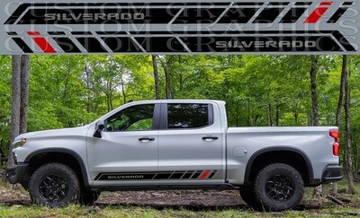 Car Stickers Galore Compatible with Silverado ZR2 Bison 2023