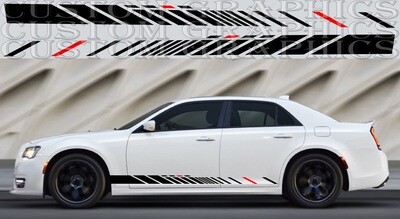 Side door vinyl decal sticker forCompatible with 300C