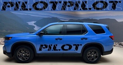 Side door vinyl decal sticker Compatible with Honda Pilot 2023