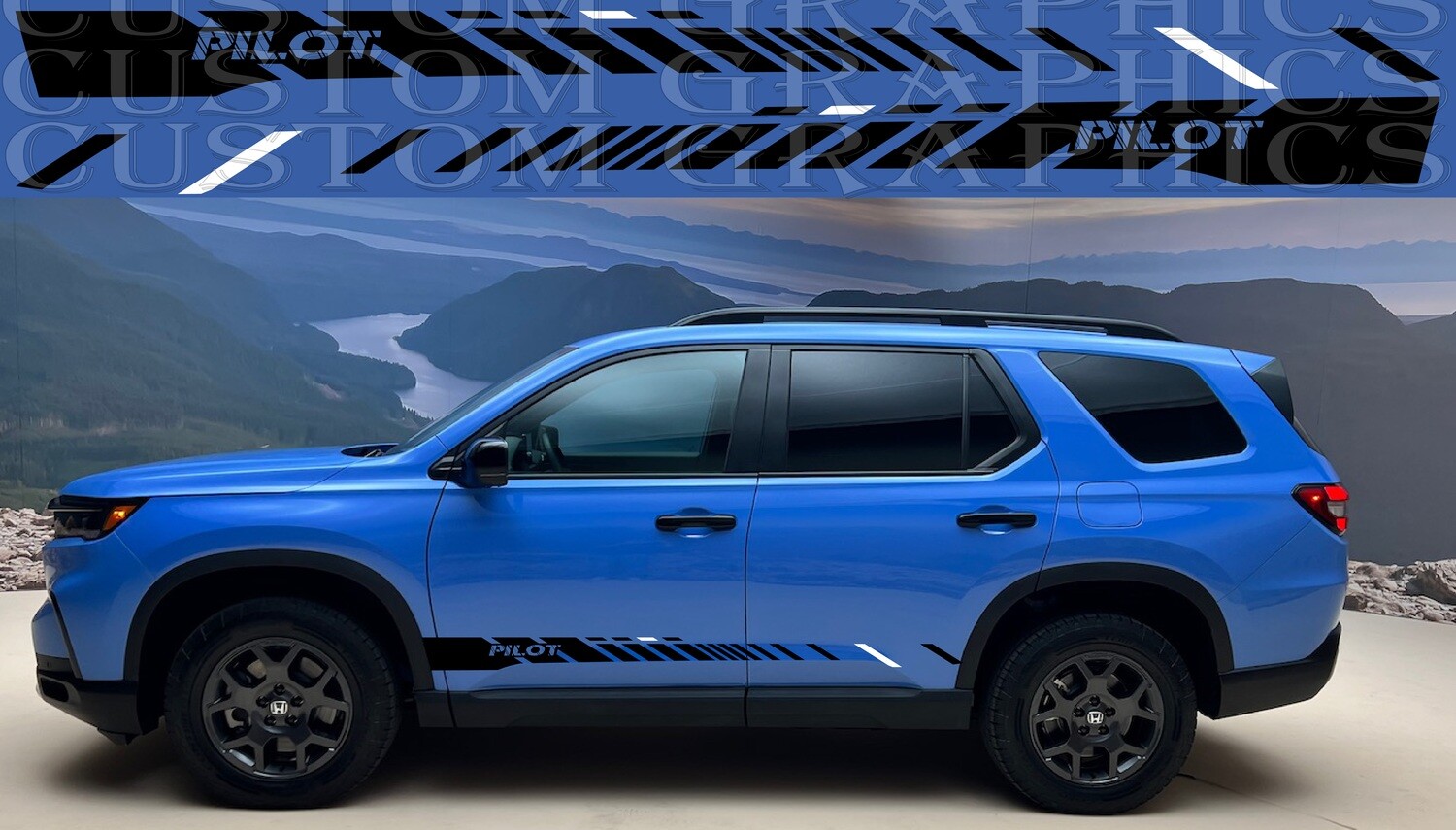 Car decals Compatible with Honda Pilot 2023