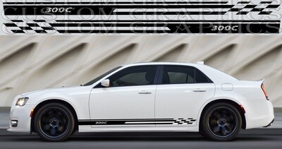 Custom Auto Vinyl Graphics Compatible with 300C