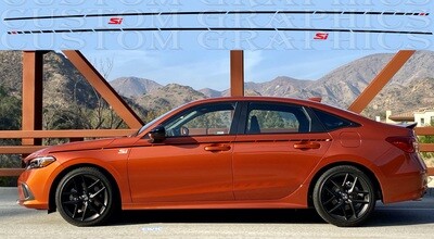 Car Stickers Galore Compatible with Civic Si 2023