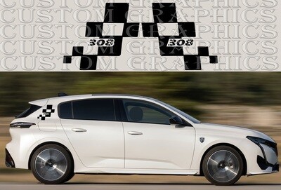 Custom Auto Vinyl Graphics Compatible with 308 SW 2022