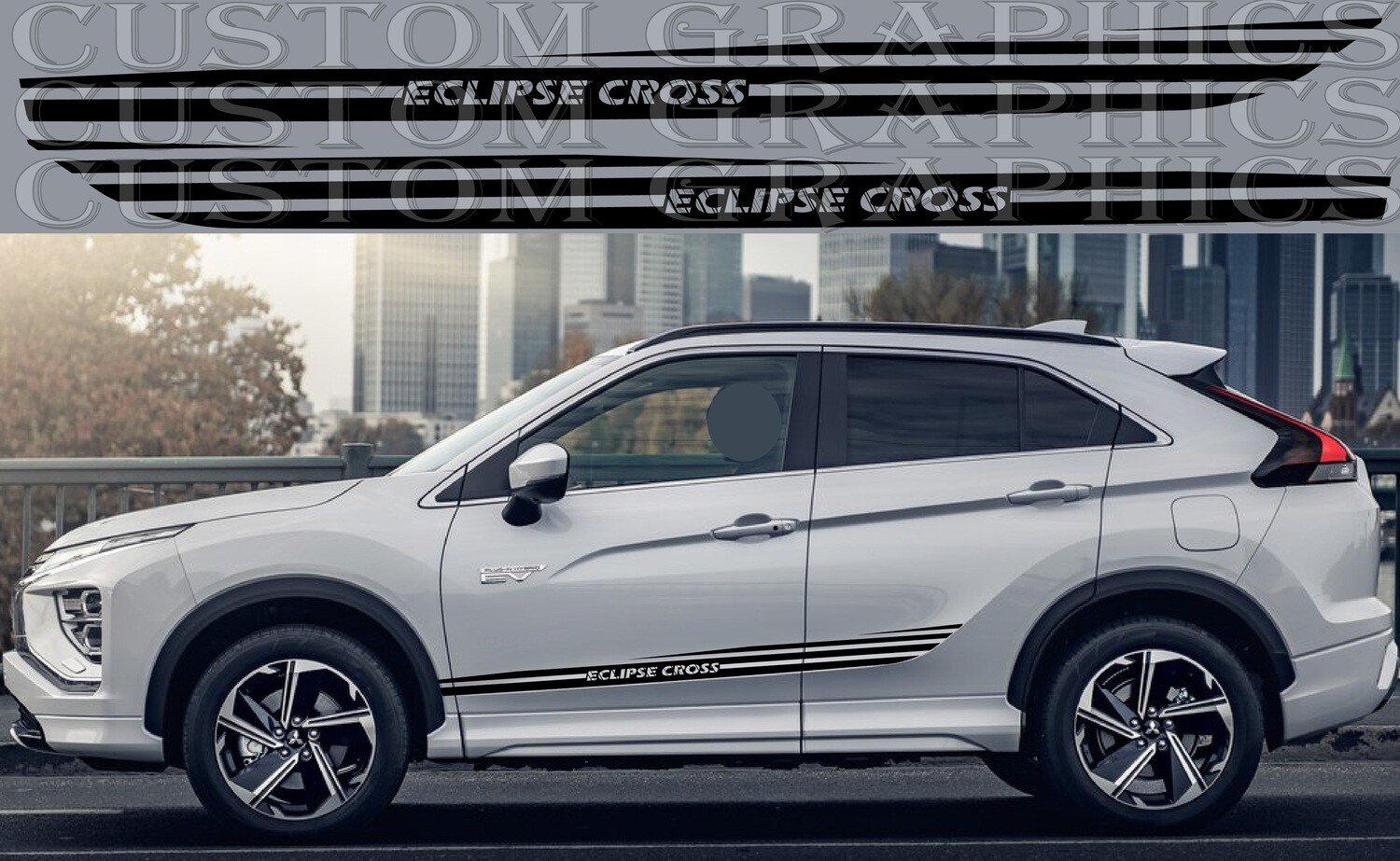 Hit the Road in Style: Vinyl Stickers for Cars Compatible with Eclipse Cross 2022
