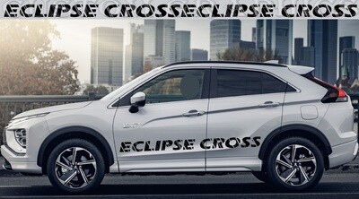 2x body decals side stripe sticker Compatible with Eclipse Cross 2022