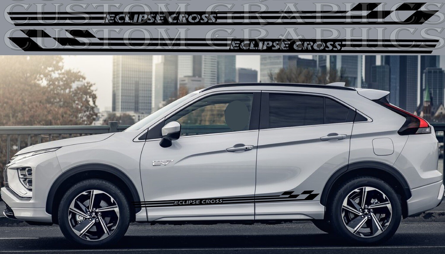 Stick and Drive: Premium Car Vinyl Graphics Compatible with Eclipse Cross 2022