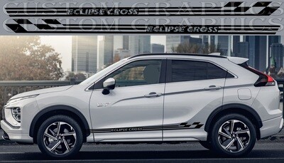 Stick and Drive: Premium Car Vinyl Graphics Compatible with Eclipse Cross 2022