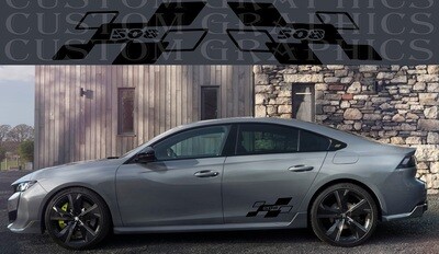 racing stripes Vinyl decals compatible with 508 SW PSE 2021