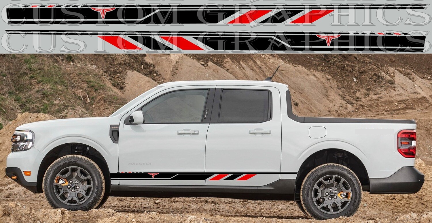 Car decals Compatible with Maverick Tremor 2023