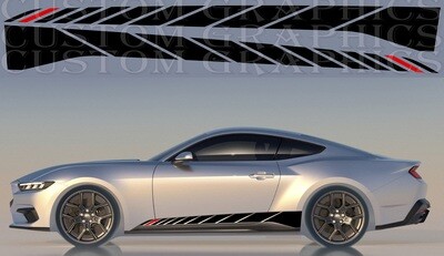Car decals Compatible with Mustang GT 2024