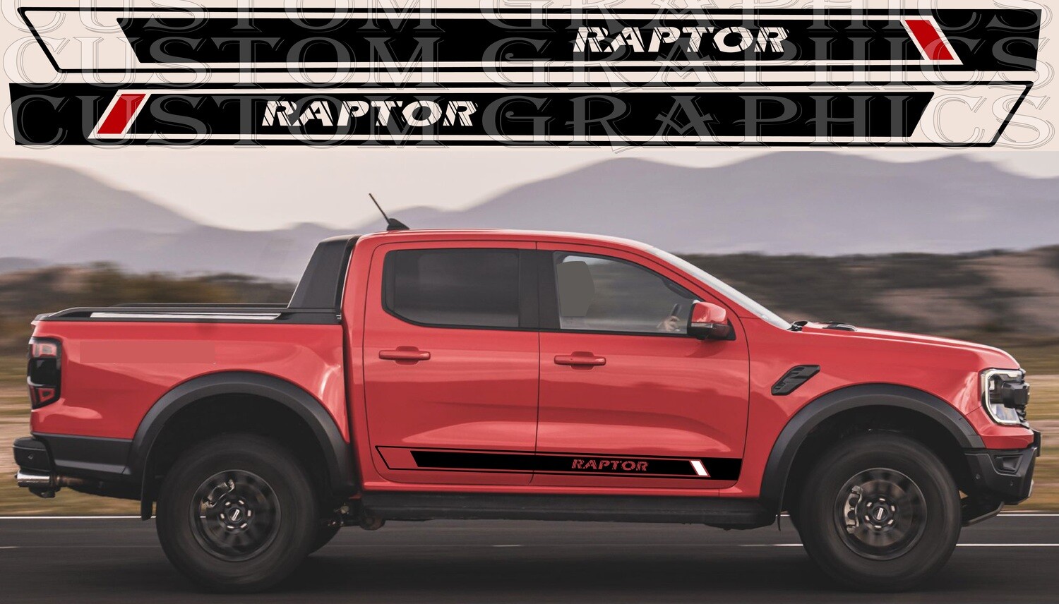 Car decals Compatible with Ranger Raptor 2023