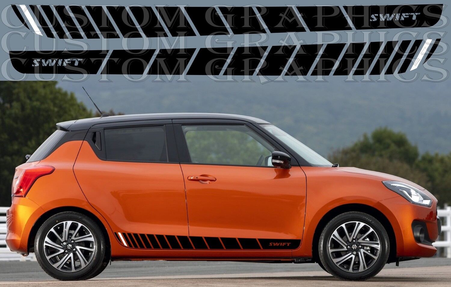 Car decals Compatible with Suzuki Swift