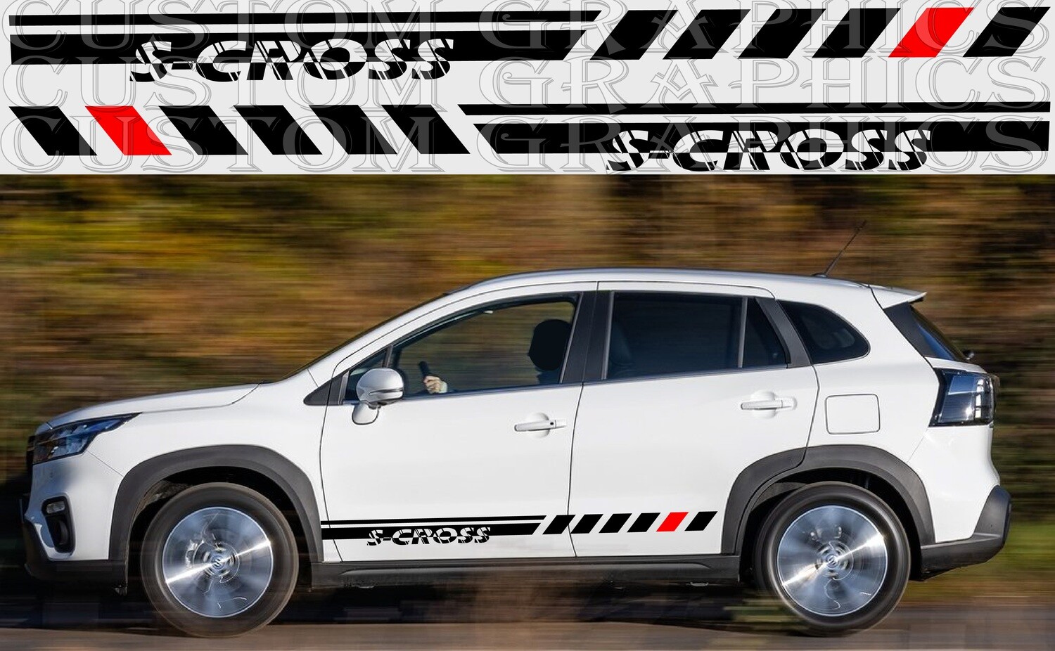 Car Stickers Galore Compatible with S-Cross 2022