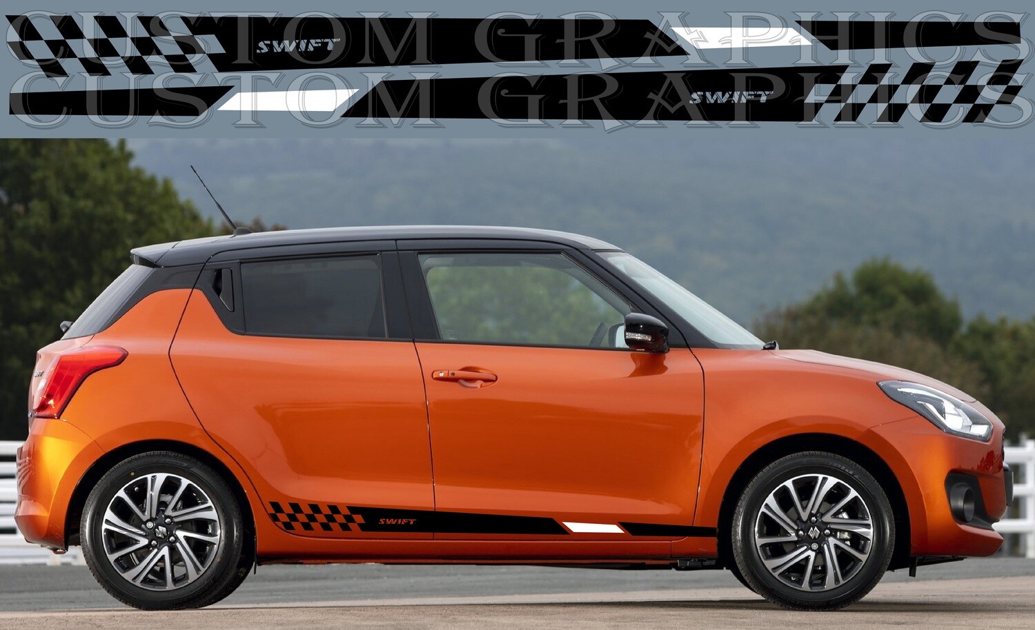 Revamp Your Ride with Vinyl Auto Decals Compatible with Suzuki Swift