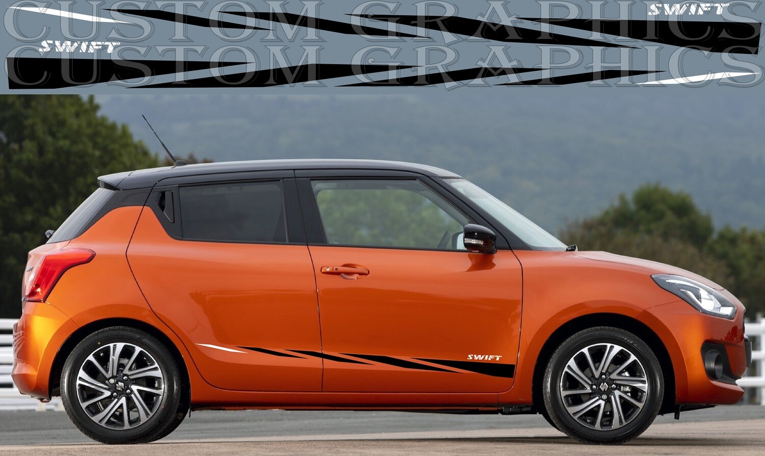 Stick and Drive: Premium Car Vinyl Graphics Compatible with Suzuki Swift