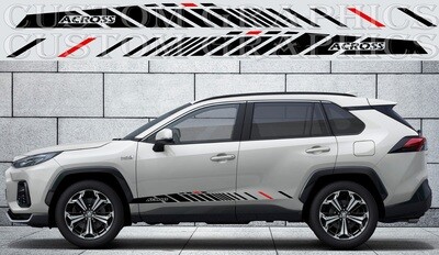 Sport Side door sticker racing design Compatible with Across 2021