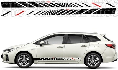 Sport Sticker Decal Side Door Stripes Compatible with Swace 2021