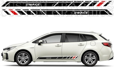 Side Stripe Decal Graphic Sticker Kit Compatible with Swace 2021
