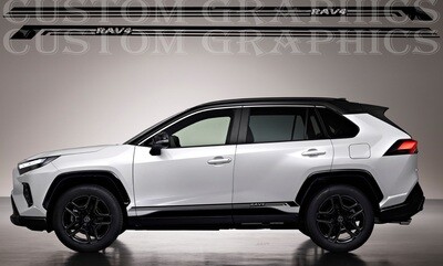Vinyl Decal Custom Stickers Graphic kit Compatible with RAV4 GR Sport 2023