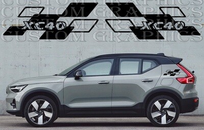 Car decals Compatible with XC40 Recharge 2023