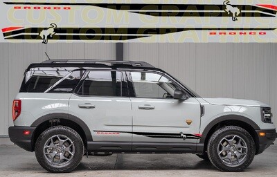 Car Stickers Galore Compatible with Bronco Bronco Sport