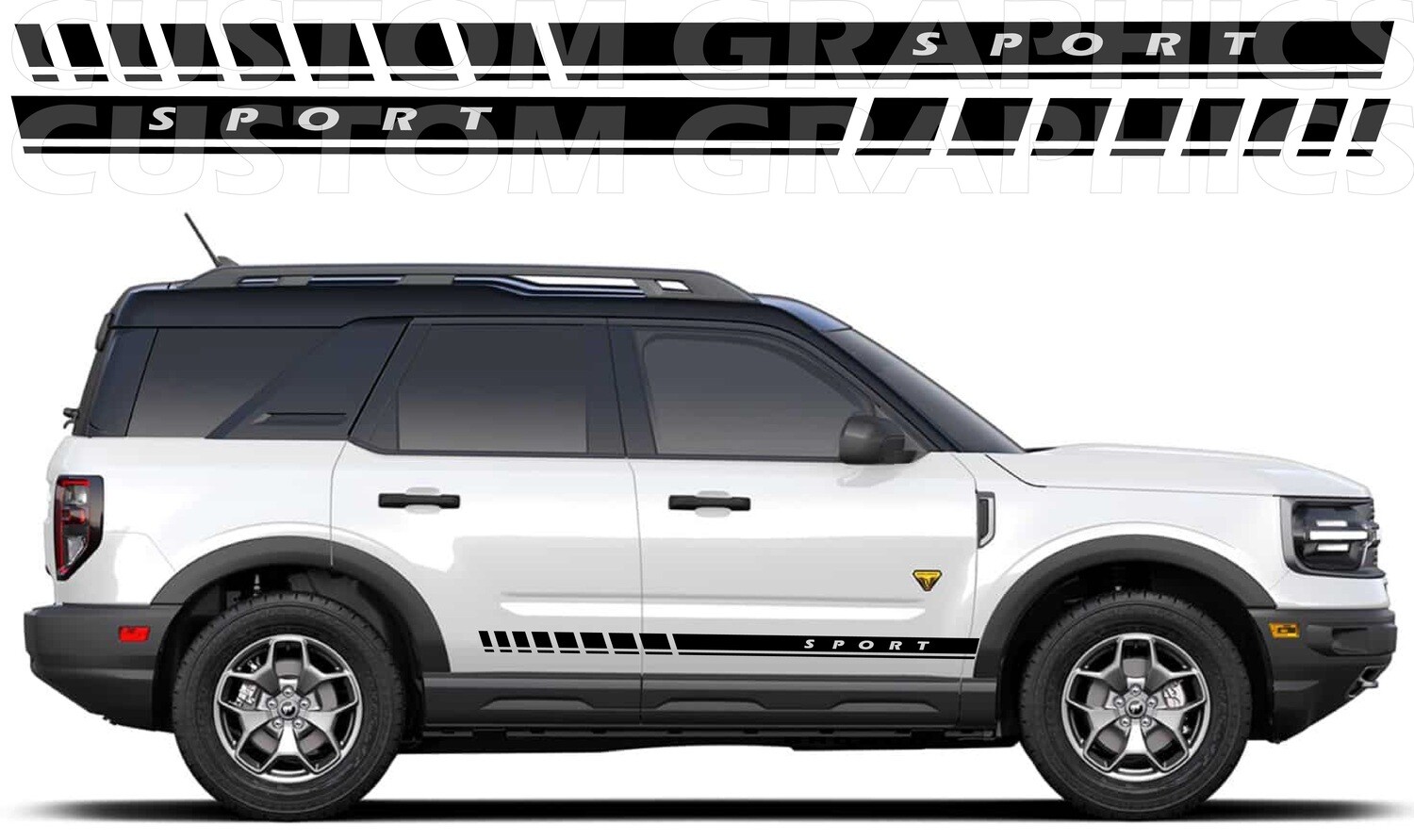 Adorn Your Auto: Vinyl Decals for Sale Compatible with Ford Bronco Sport