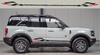 Stripe Decal Graphic stickers Kit Compatible with Bronco Sport