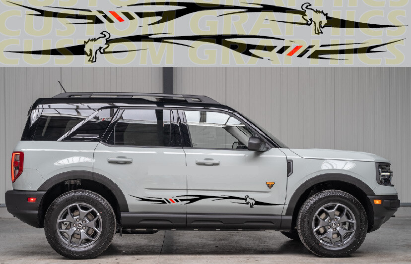 Vinyl Decal Custom Stickers Graphic kit Compatible with Bronco Sport