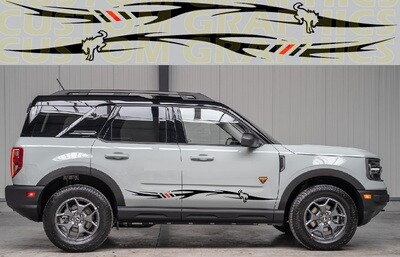 Vinyl Decal Custom Stickers Graphic kit Compatible with Bronco Sport