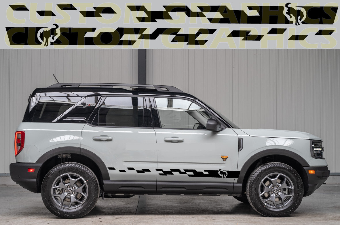 Stick and Drive: Premium Car Vinyl Graphics Compatible with Bronco Sport