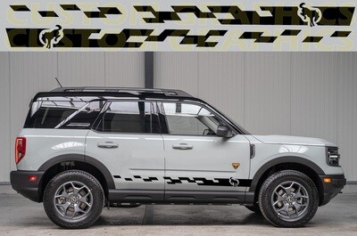 Stick and Drive: Premium Car Vinyl Graphics Compatible with Bronco Sport