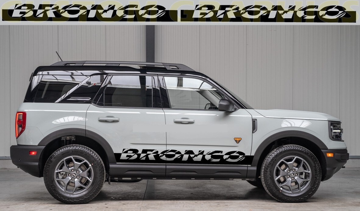 Hit the Road in Style: Vinyl Stickers for Cars Compatible with Ford Bronco Sport