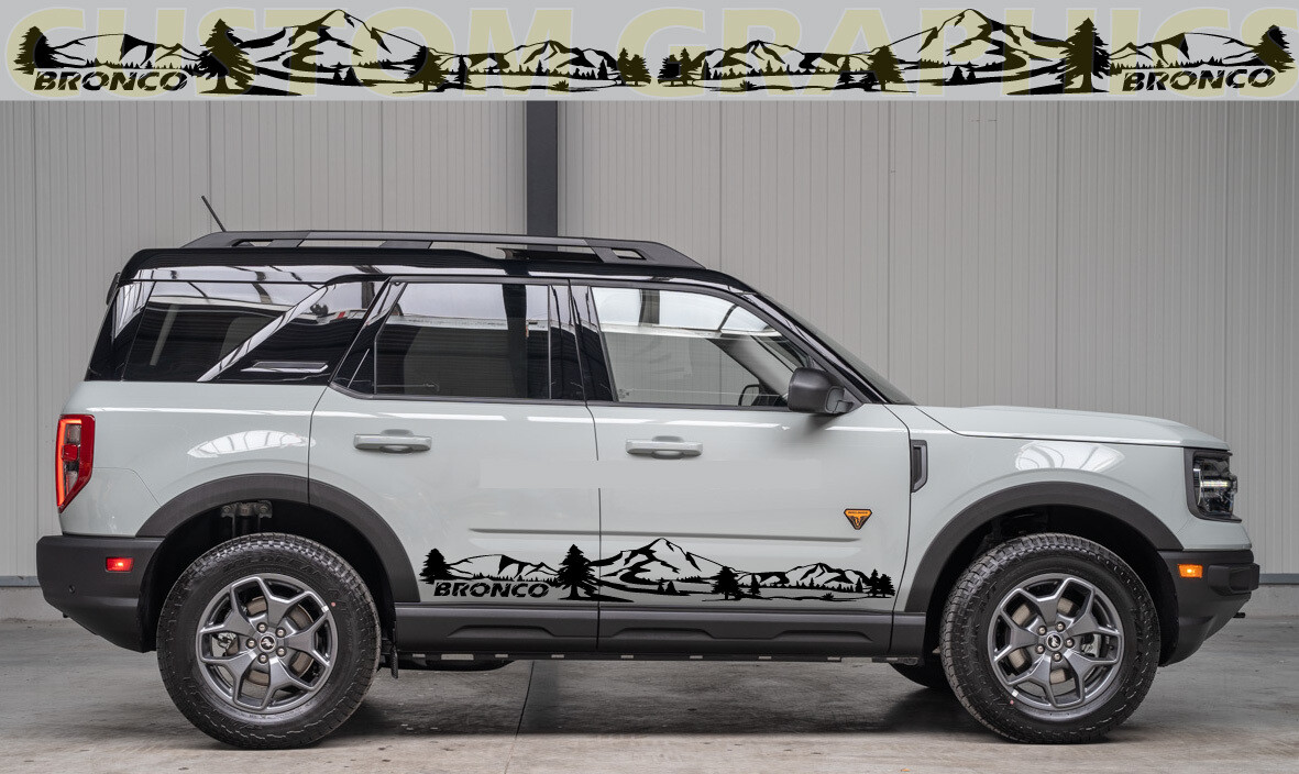 Personalize Your Drive: Car Vinyl Wraps Compatible with Ford Bronco Sport