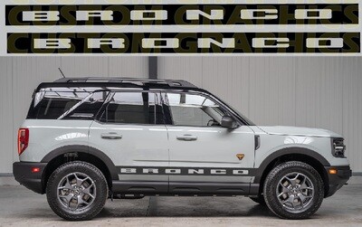 Set of Stickers Decal Stripe body kit Compatible with Ford Bronco Sport