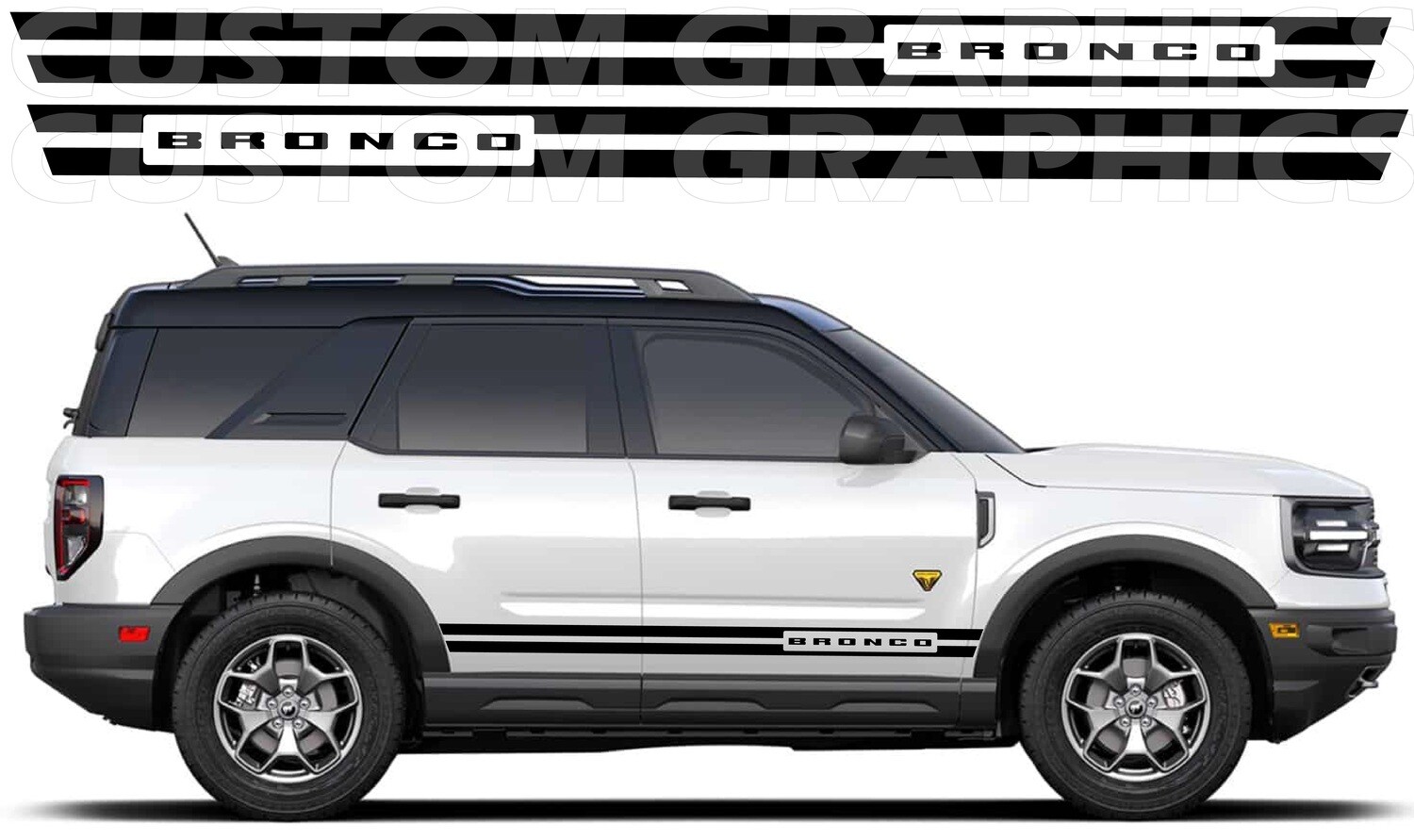 Express Your Style with Car Decals Compatible with Ford Bronco Sport