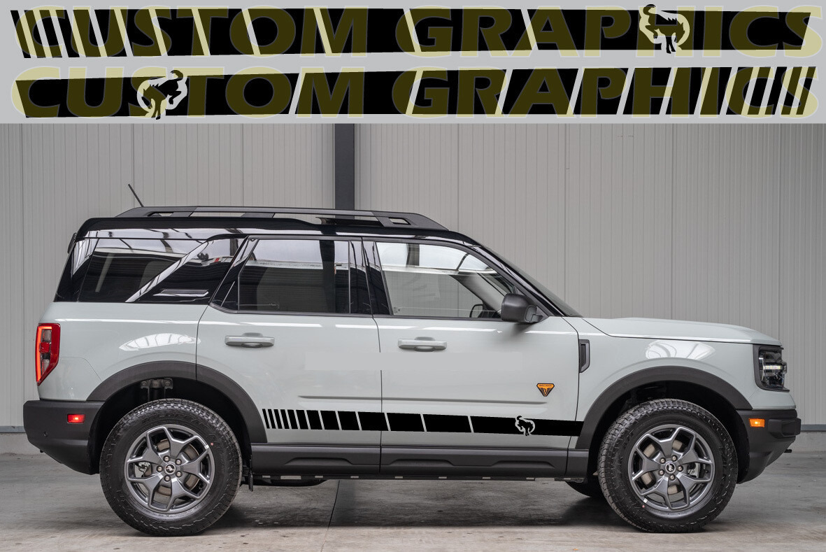 Revamp Your Ride with Vinyl Auto Decals Compatible with Ford Bronco Sport
