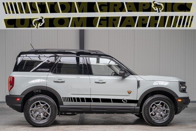 Revamp Your Ride with Vinyl Auto Decals Compatible with Ford Bronco Sport