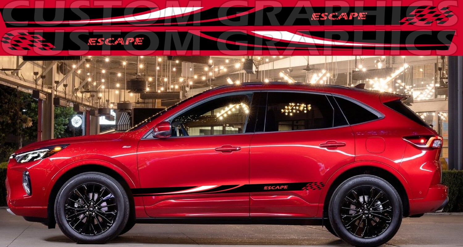 Car Stickers Galore Compatible with Escape 2023