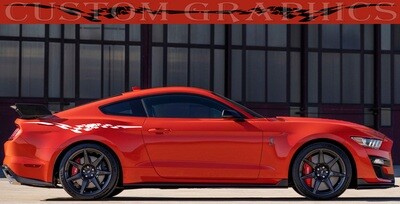 Stick and Drive: Premium Car Vinyl Graphics Compatible with Mustang Shelby GT500 2022