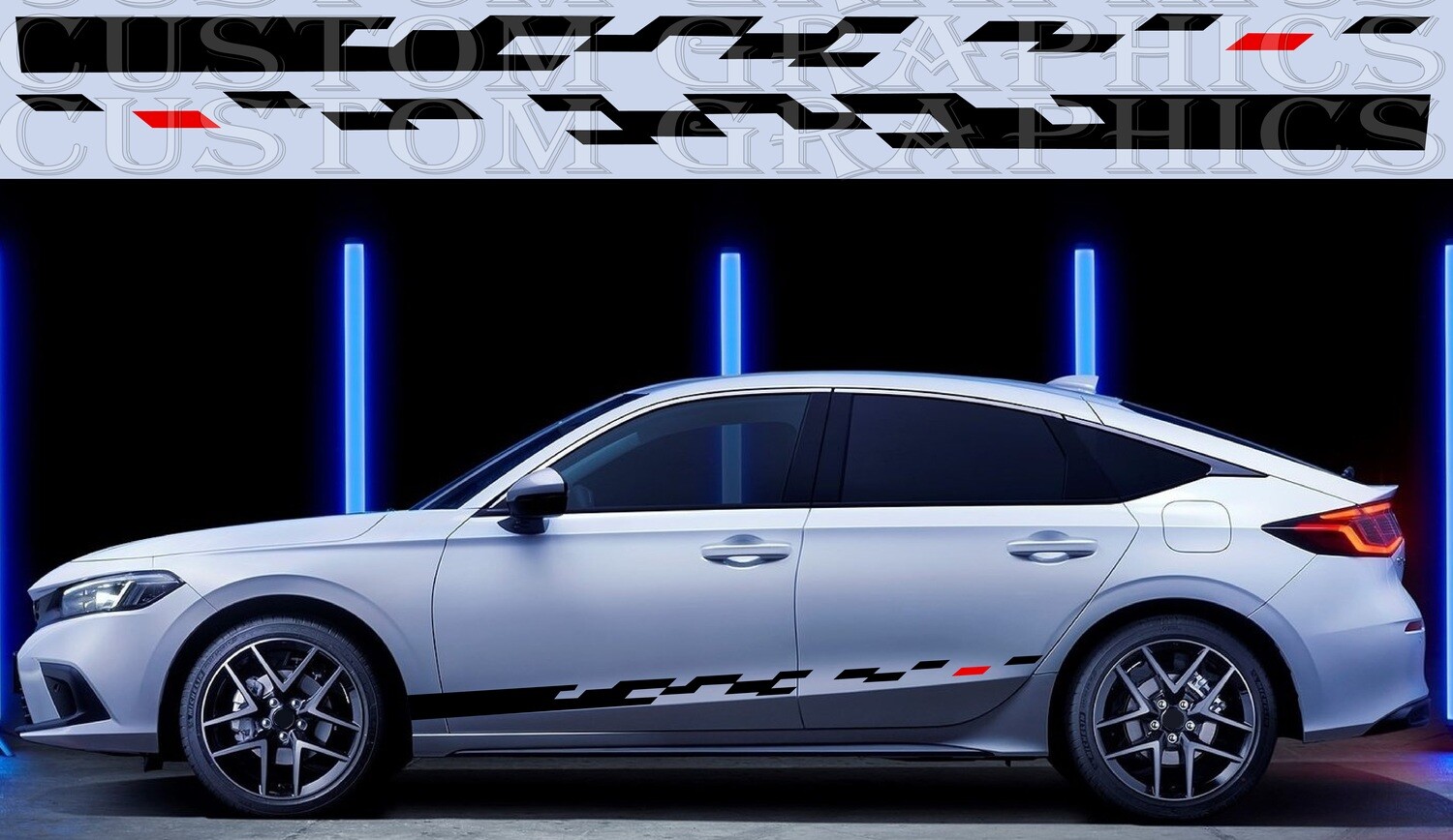 Vinyl Decals for Your Ride Compatible with Civic EHEV 2023