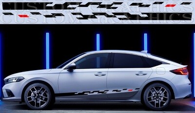 Vinyl Decals for Your Ride Compatible with Civic EHEV 2023