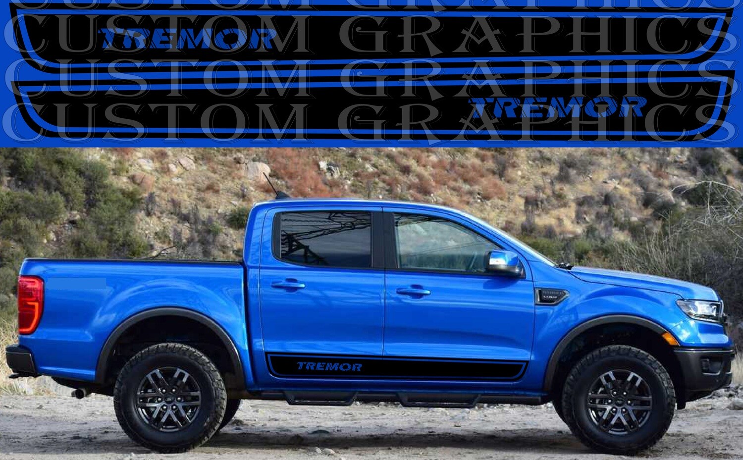 Upgrade Your Car&#39;s Look with Vinyl Stickers Compatible with Ranger Tremor