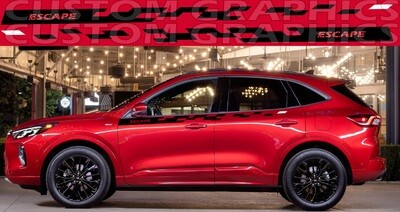 Custom Auto Vinyl Graphics Compatible with Escape 2023