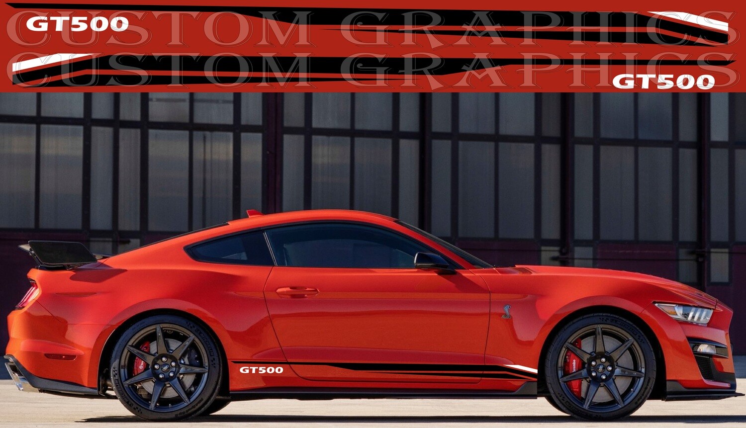 Upgrade Your Car&#39;s Look with Vinyl Stickers Compatible with Mustang Shelby GT500 2022