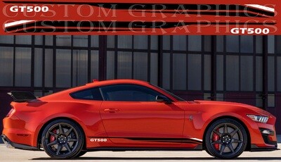 Upgrade Your Car&#39;s Look with Vinyl Stickers Compatible with Mustang Shelby GT500 2022