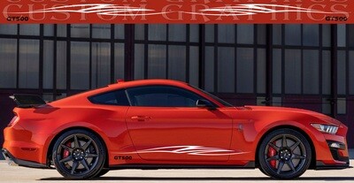 Express Your Style with Car Decals Compatible with Mustang Shelby GT500 2022