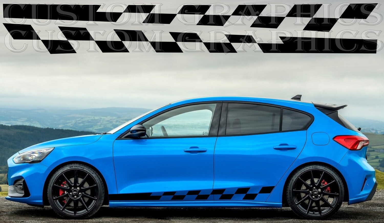 Upgrade Your Car&#39;s Look with Vinyl Stickers Compatible with Focus ST Edition 2022