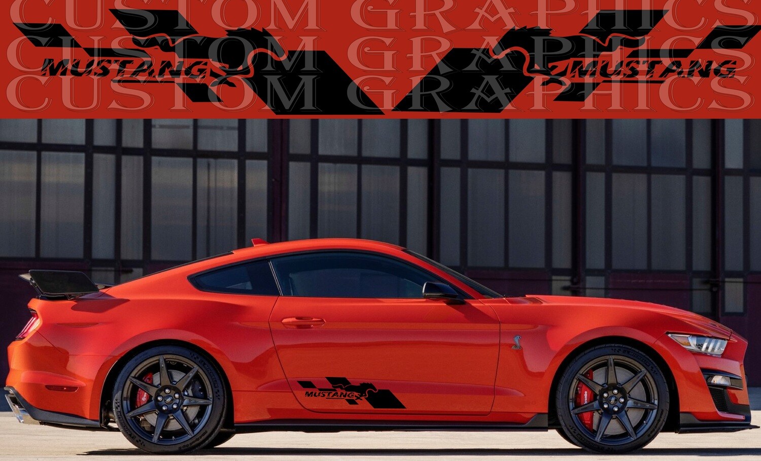 Personalize Your Drive: Car Vinyl Wraps Compatible with Mustang Shelby GT500 2022